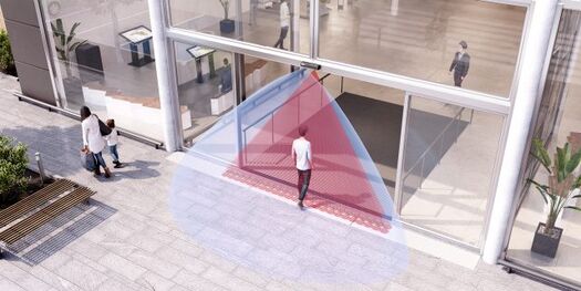 XDT1 - Openings- en beveiligingssensor voor automatische schuifdeuren